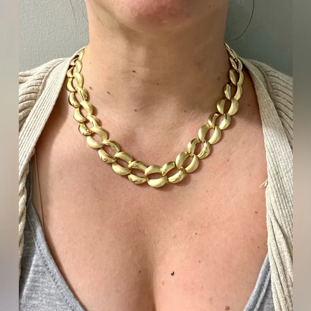 Estate Gold Chain Necklace - Picture 4 of 4